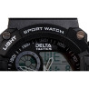 MONTRE TACTIQUE ANALOGIQUE ET DIGITALE NOIRE