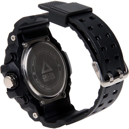 MONTRE TACTIQUE ANALOGIQUE ET DIGITALE NOIRE