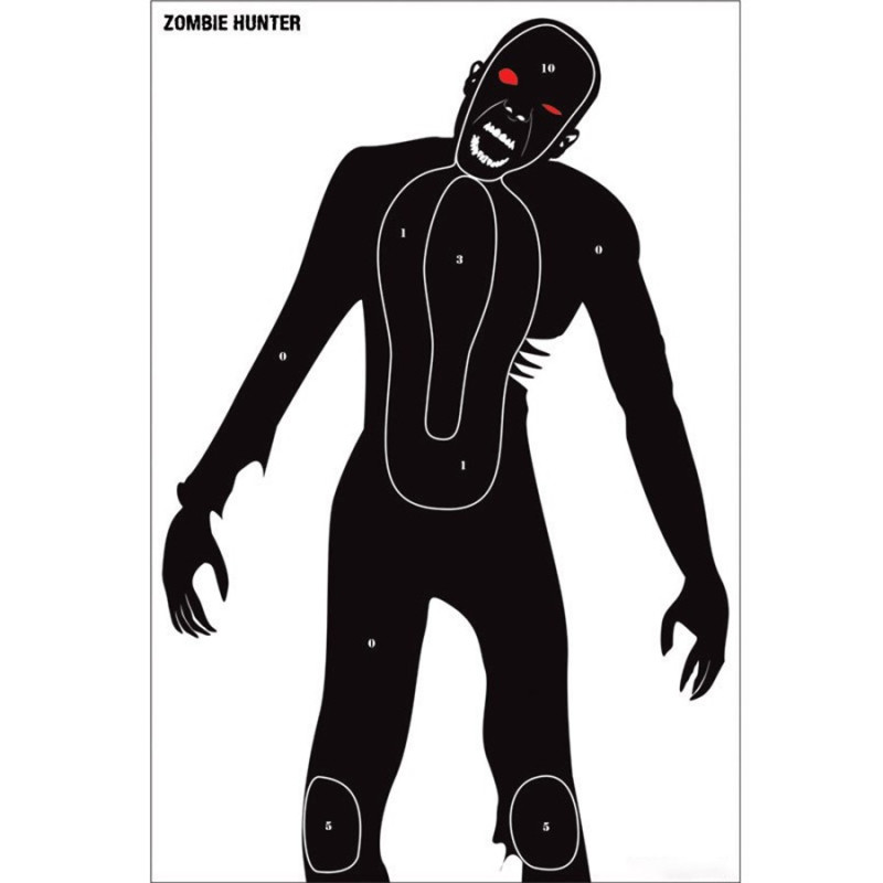 PAPER TARGET ZOMBIE 40x60