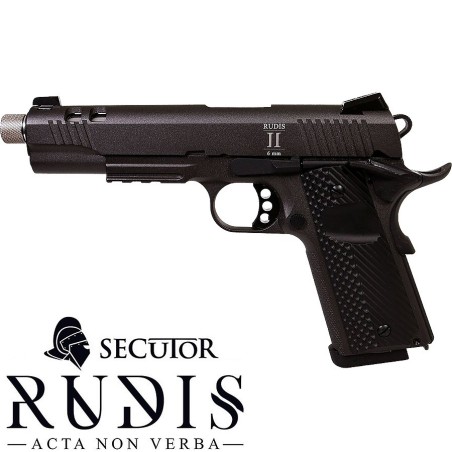 Pistolet Gaz et Co2 Rudis II ACTA NON VERBA STONE SECUTOR