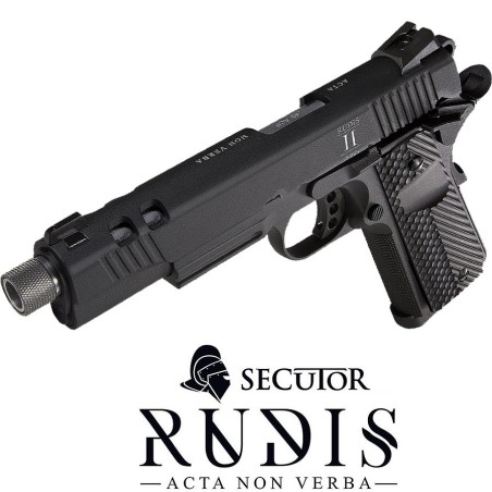 Pistolet Gaz et Co2 Rudis II ACTA NON VERBA STONE SECUTOR