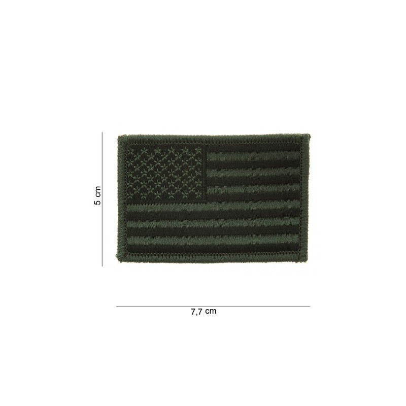 Patch  " drapeau USA subdued "