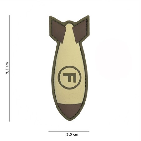 Patch 3D PVC F. Bomb coyote