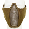 Metal Mesh pad with cheek pad Tan