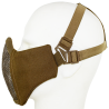 Metal Mesh pad with cheek pad Tan