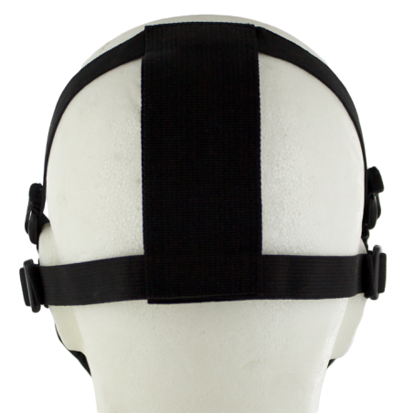 Metal Mesh pad with cheek pad Black