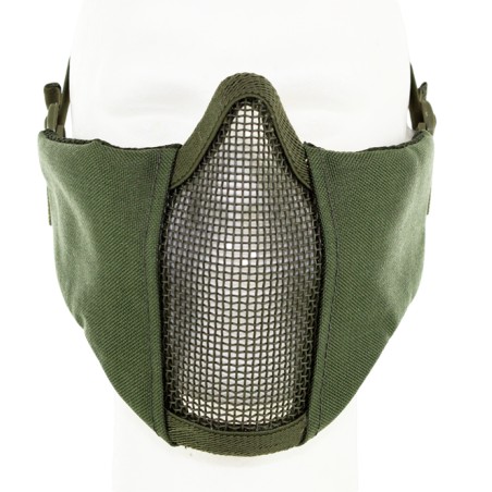 Metal Mesh pad with cheek pad Green