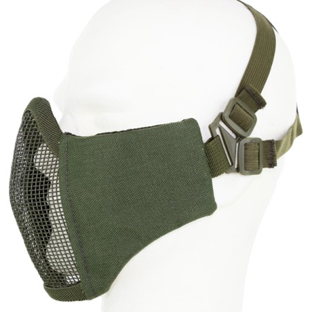 Metal Mesh pad with cheek pad Green