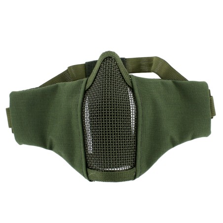 Metal Mesh pad with cheek pad Green