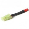 Adaptateur batterie mini tamiya male a JST male - HPA polarstar / Wolverine