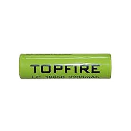 Pile Topfire LC 18650 2200 mah