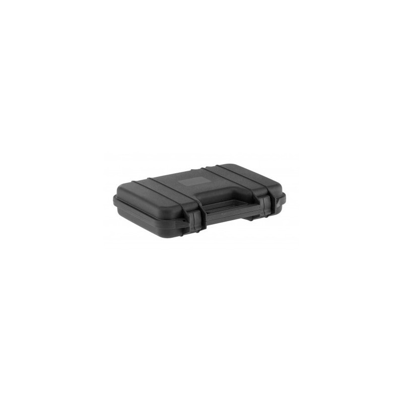 Valise Mallette Polymere Noire Pistolet avec Mousse - 32 cm - Duke