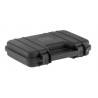 Valise Mallette Polymere Noire Pistolet avec Mousse - 32 cm - Duke