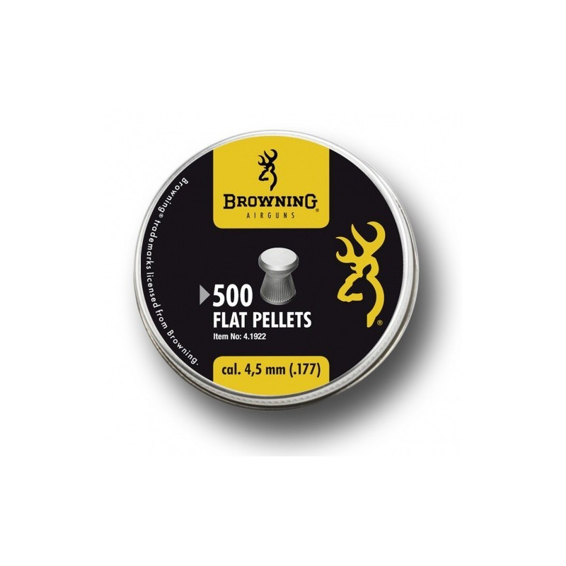 UMAREX - Browning -500 Plombs 4.5 mm - Flat 0.45g
