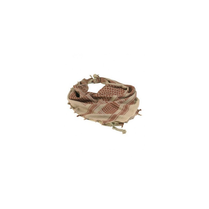 Echarpe Shemagh 110*110 cm Coyote / Marron