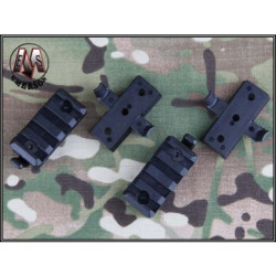 Kit Rails pour casque FAST tactique - Noir