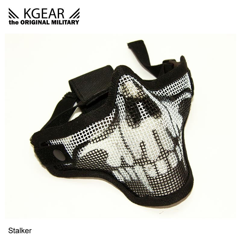 Kgear - Stalker G2 Camouflage bas de visage anti-condensation- Noir Skull