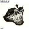 Kgear - Stalker G2 Camouflage bas de visage anti-condensation- Noir Skull