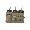PORTE CHARGEURS TRIPLE M4 MULTICAM DELTA TACTICS
