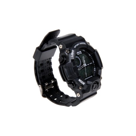 MONTRE TACTIQUE ANALOGIQUE ET DIGITALE NOIRE