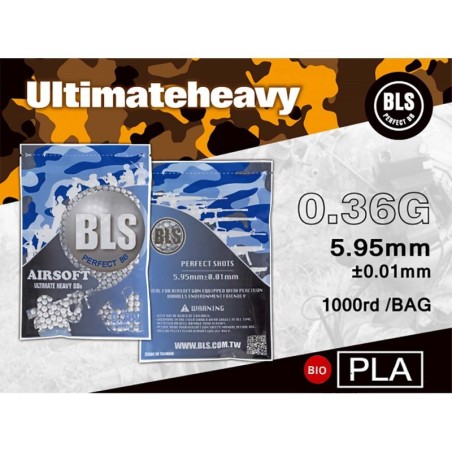 BLS Bille Biodegradable 0.36gr 1000 bbs