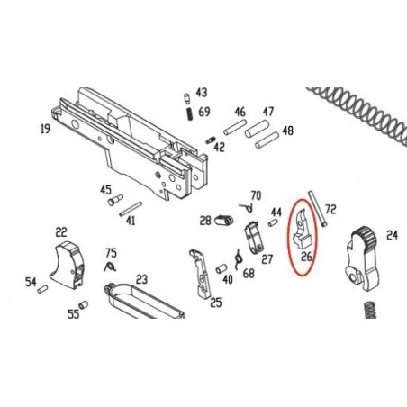 Sear for KSC / KWA TT-33