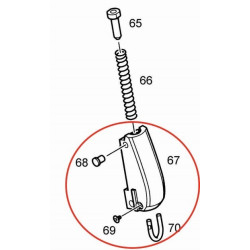 Hammer Spring Housing for KJW / ASG M1911