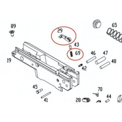 Impact Block Reset Lever pour KSC / KWA TT-33