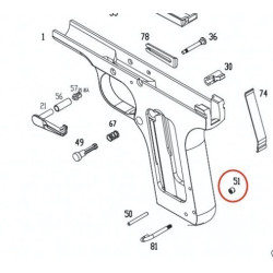 Lanyard Loop Nut for KSC / KWA TT-33