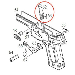 Magazine Obtainning Stopper pour KJW KP-01 P226