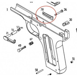Slide Stop Retainer Clip for KSC / KWA TT-33
