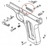 Slide Stop Retainer Clip for KSC / KWA TT-33