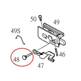 Trigger Shaft for KJW KP-01 P226