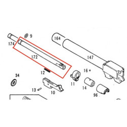 Inner Barrel for KSC / KWA Glock 17 / G18C