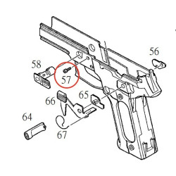 Frame Screw for KJW KP-01 P226