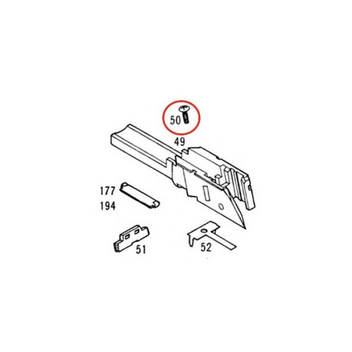 Chassis Screw for KSC / KWA Glock