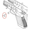 Central Pin for KSC / KWA Glock