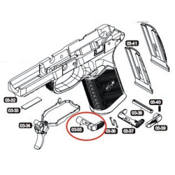 Takedown Lever for VFC / Cybergun FNX-45