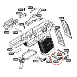 Magazine Catch for VFC / Cybergun FNX-45