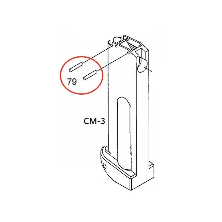 BB Lip Pins for KJW / ASG M1911
