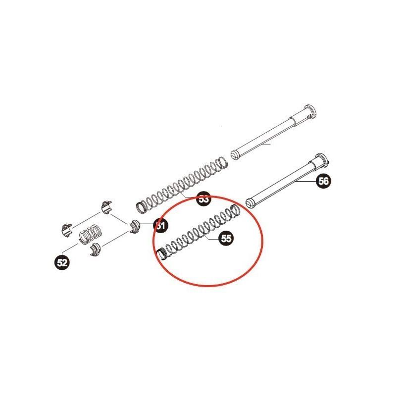 Recoil Spring (B) for Stark Arms S19