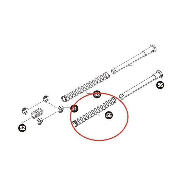 Recoil Spring (B) for Stark Arms S19