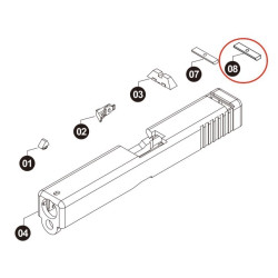 Rear Sight Base for Stark Arms S19