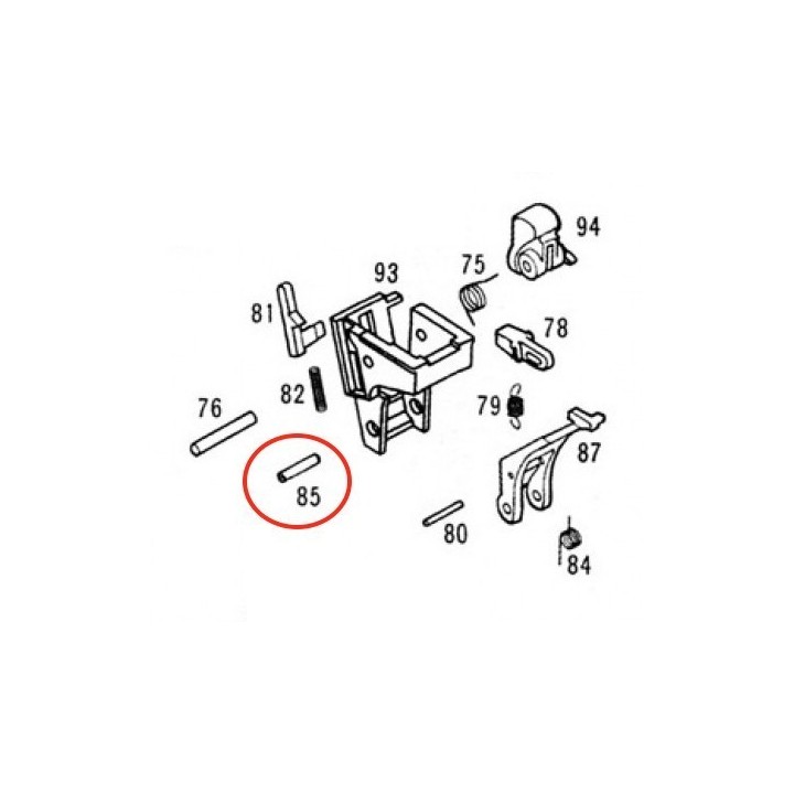 Pin Guide N° 85 for KSC / KWA Glock
