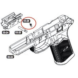 Chassis Screw for VFC / Cybergun FNX-45