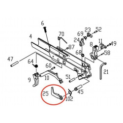 Valve Lock Plate for KJW / ASG CZ75 P09