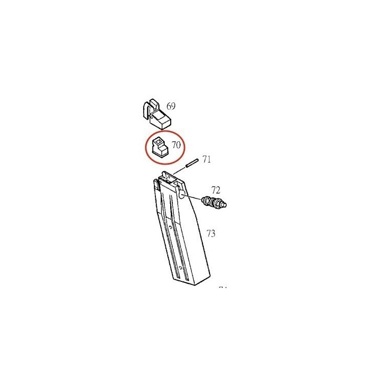 Magazine Gasket for KJW KP-06