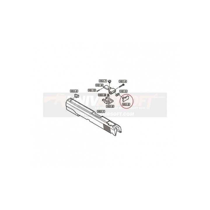 Part n° H51-3 for Marui Hi Capa 5.1