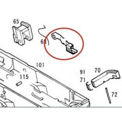 Slide Stop Lever Extended for KSC / KWA Glock