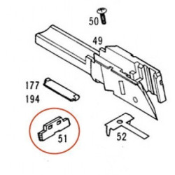 Slide Lock Up Block for KSC / KWA Glock